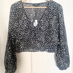 Nastygal Cropped Blouse